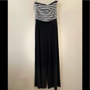 White House Black Market Strapless Jumpsuit